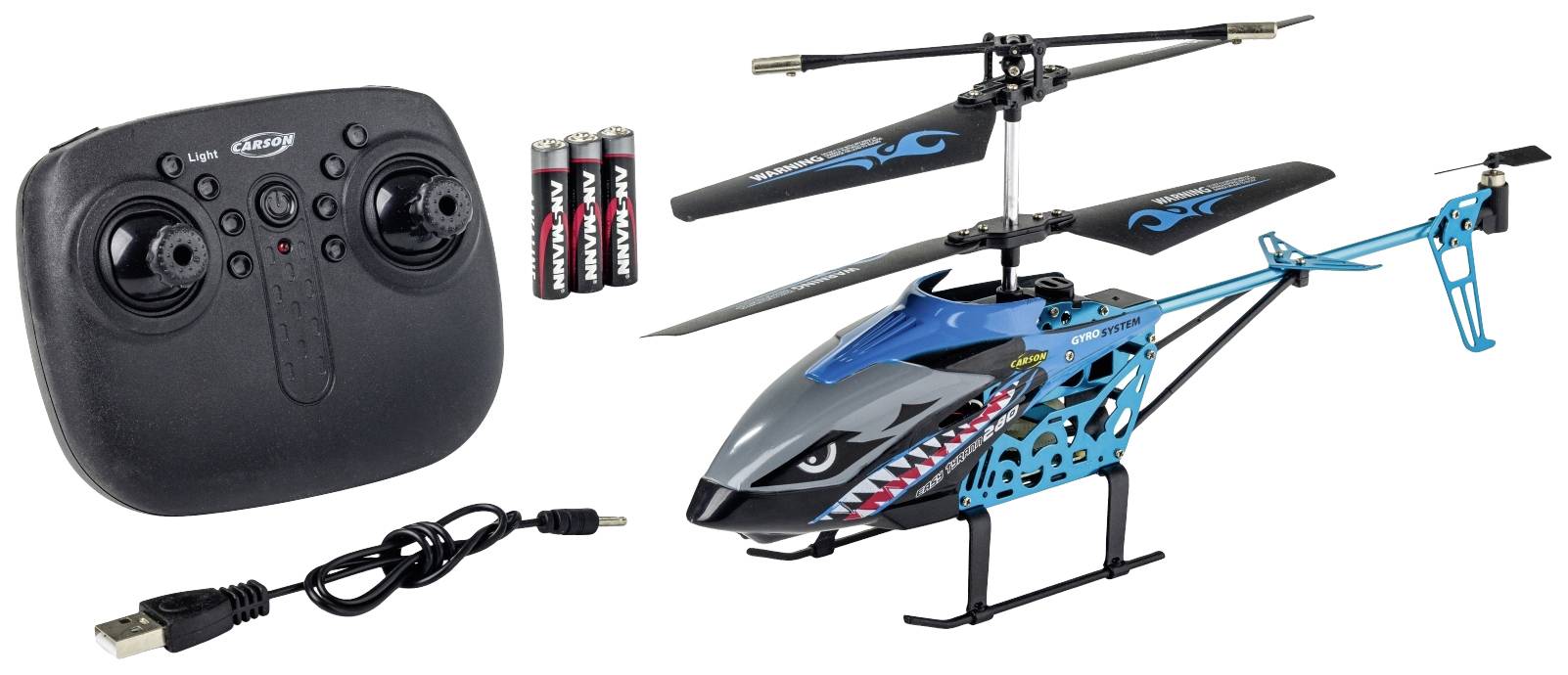Carson Modellsport Easy Tyrann 280 2.4G 100% RTF RC Helikopter RtF