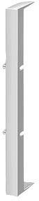 Siemens 8US19982BM00 Samlingsskenesystem, tillbehör spårmittenavstånd 40, 60 mm sidomodul Sidomodul 4 st