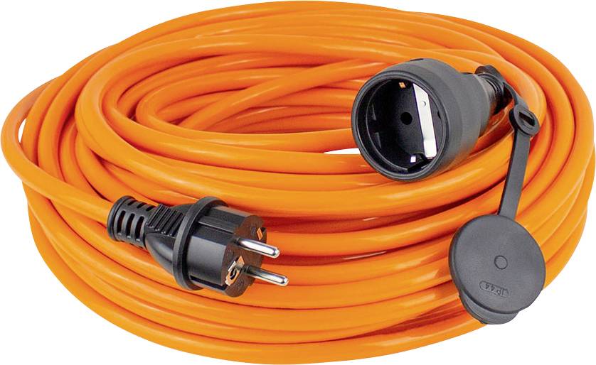 AS Schwabe 59205 Ström Förlängningskabel 16 A Orange 5.00 m H07BQ-F 3G 2,5 mm²
