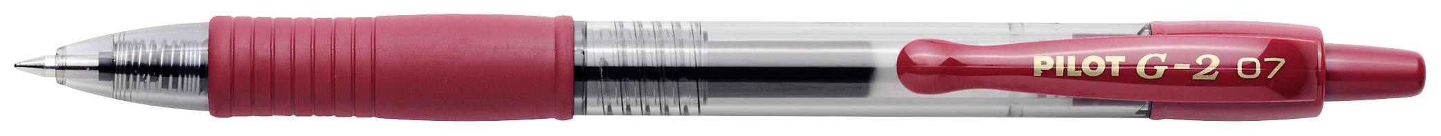 Pilot Gelkulpenna G-2 Röd 0.4 mm