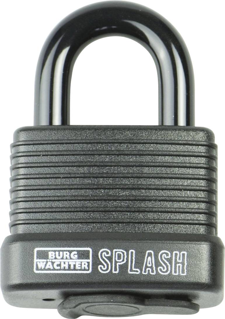 Burg Wächter Splash 470 45 Black SB Hänglås Svart Nyckel