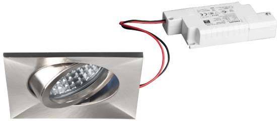 Brumberg 39327153 39327153 LED-inbyggnadsbelysning LED 6 W Nickel