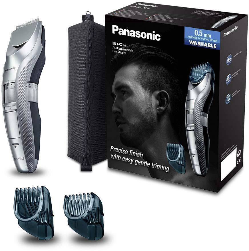 Panasonic Hårtrimmer sköljbar Silver