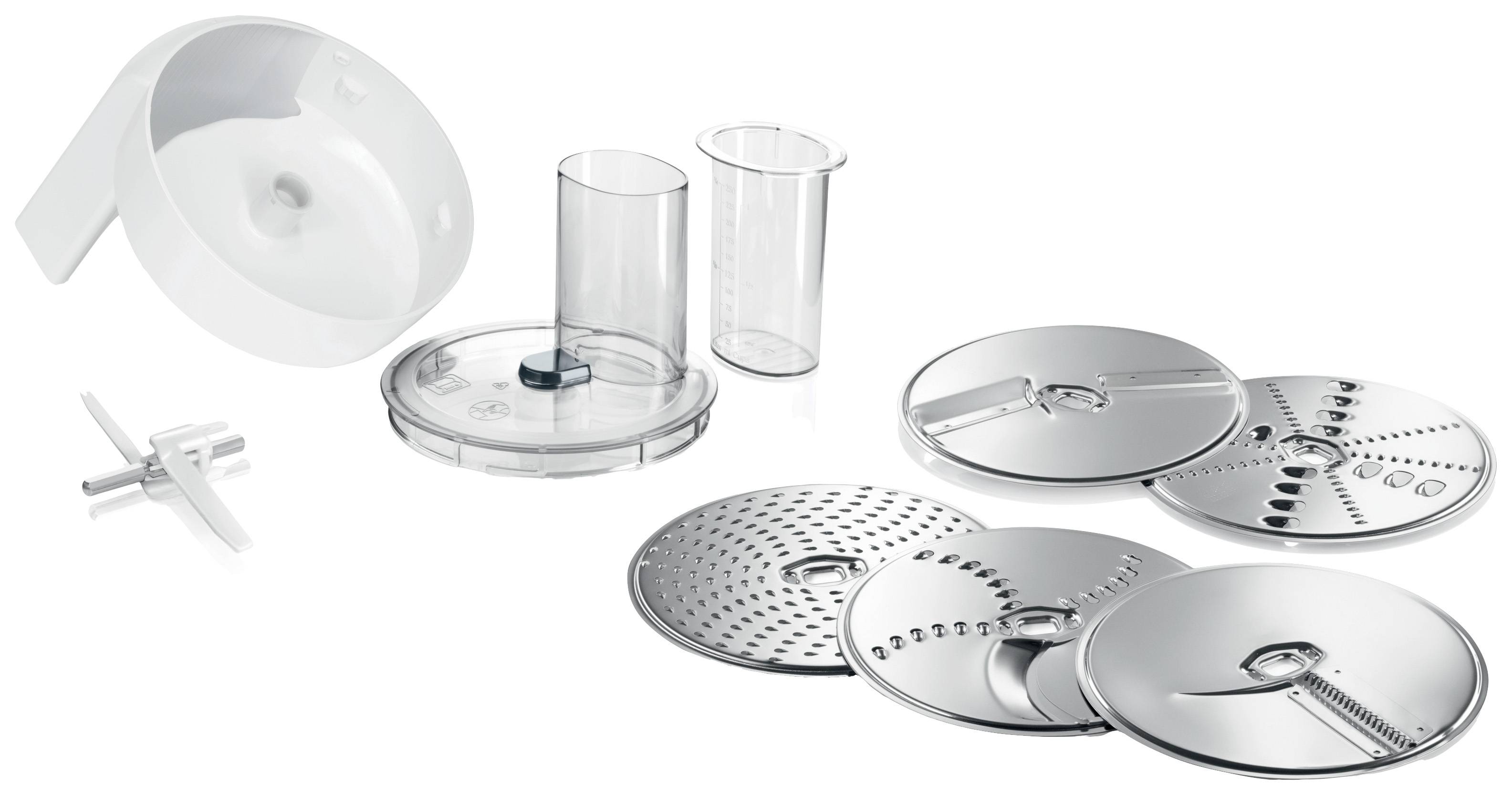 Bosch Haushalt MUZ5VL1 Schnitzelmaskin Vit, Transparent