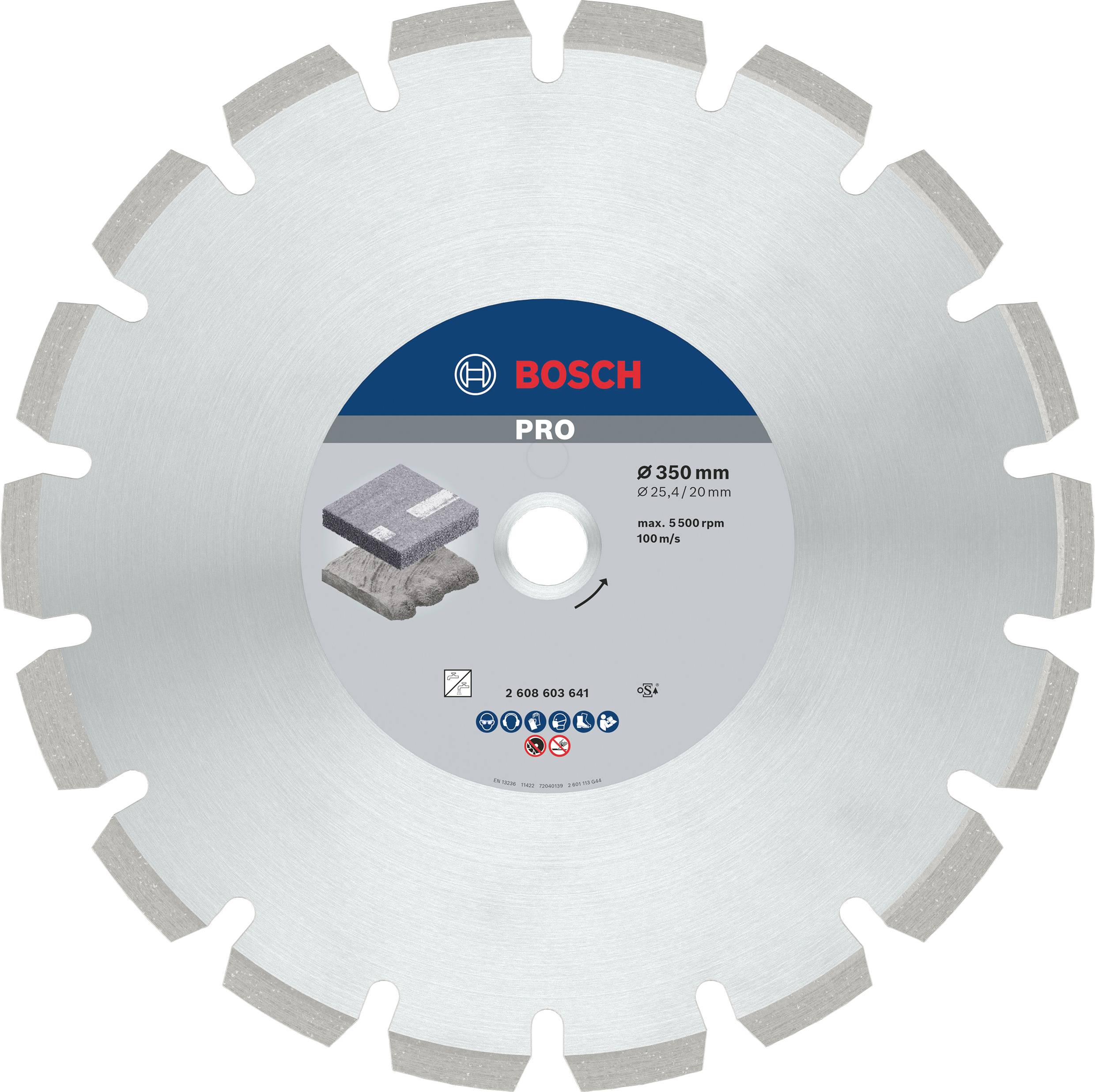 Bosch Accessories 2608603641 Best for Asphalt Diamantkapskiva Diameter 350 mm 1 st