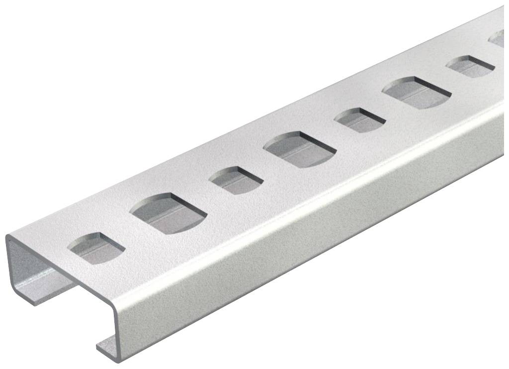 OBO Bettermann 1105906 Profilskena (L x B x H) 1000 x 20 x 8 mm Metall 10 st