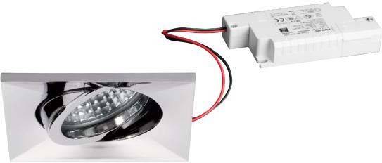 Brumberg 39327023 39327023 LED-inbyggnadsbelysning LED 6 W Krom