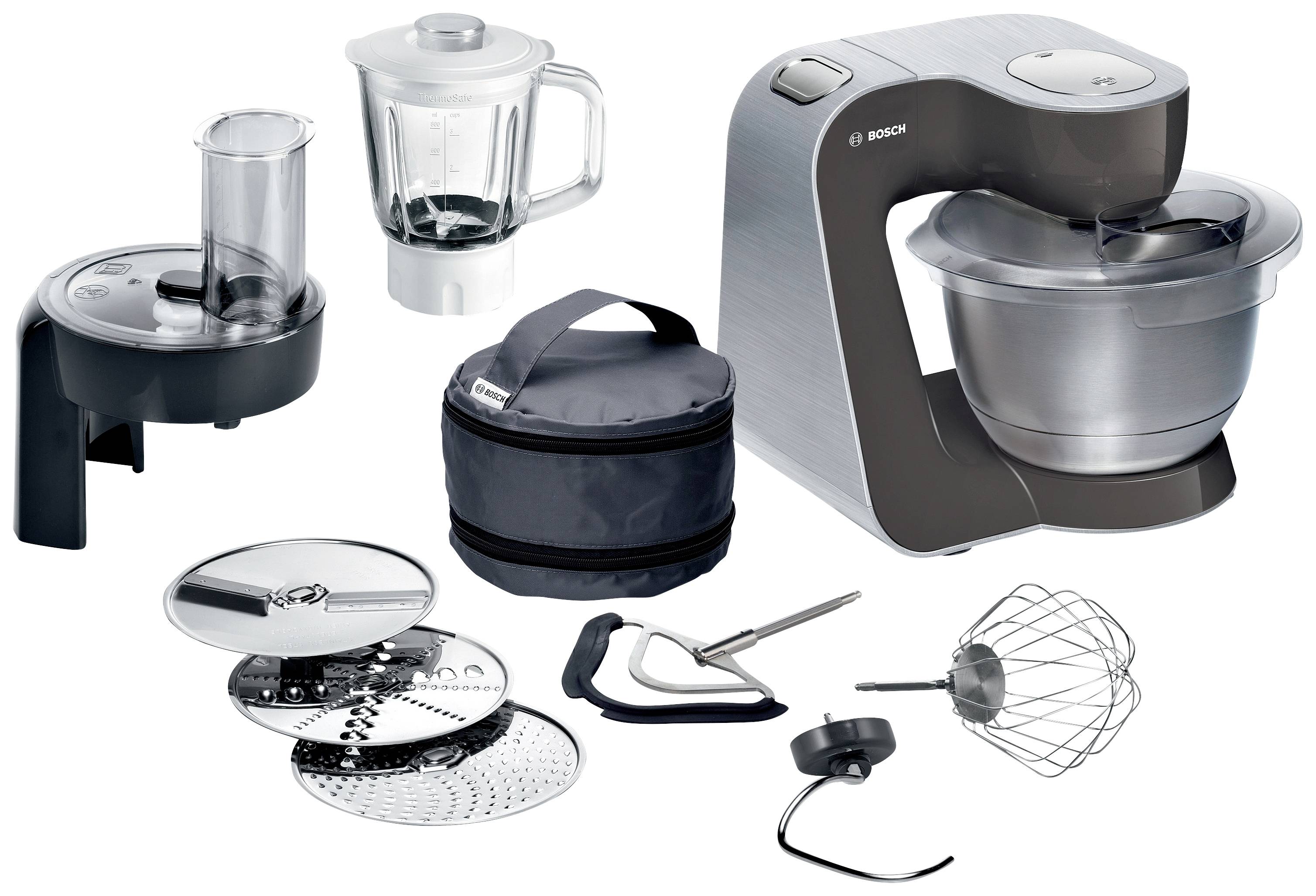 Bosch Haushalt MUM58A20 Köksmaskin 1000 W Silver, Grå