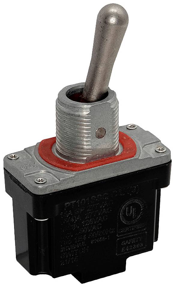 C & K Switches PT208SSQ Vippströmställare 277 V/AC, 250 V/DC 10 A 2x På/(På) IP68 1 st Tray