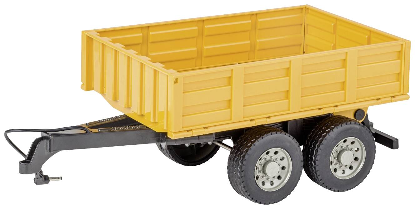 Carson Modellsport 1:16 Anhänger für RC Traktor gelb 1:16 Släp