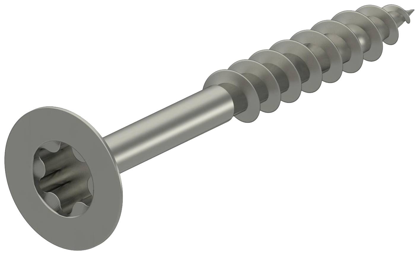 OBO Bettermann 3191086 OTSC 6,0×60 A4 Spånskivs-skruv 6 mm 60 mm Sexkkant Ickerostande stål 100 st