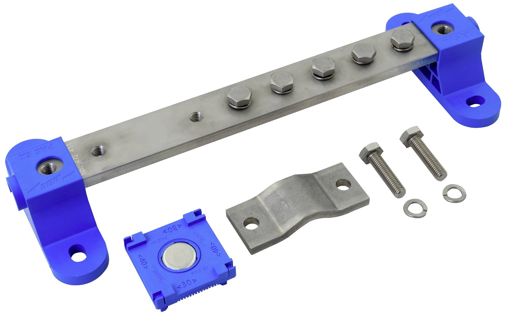 DEHN 472410 PAS EX 1+5AP M10 V2A Potentialutjämningsskena 1 st