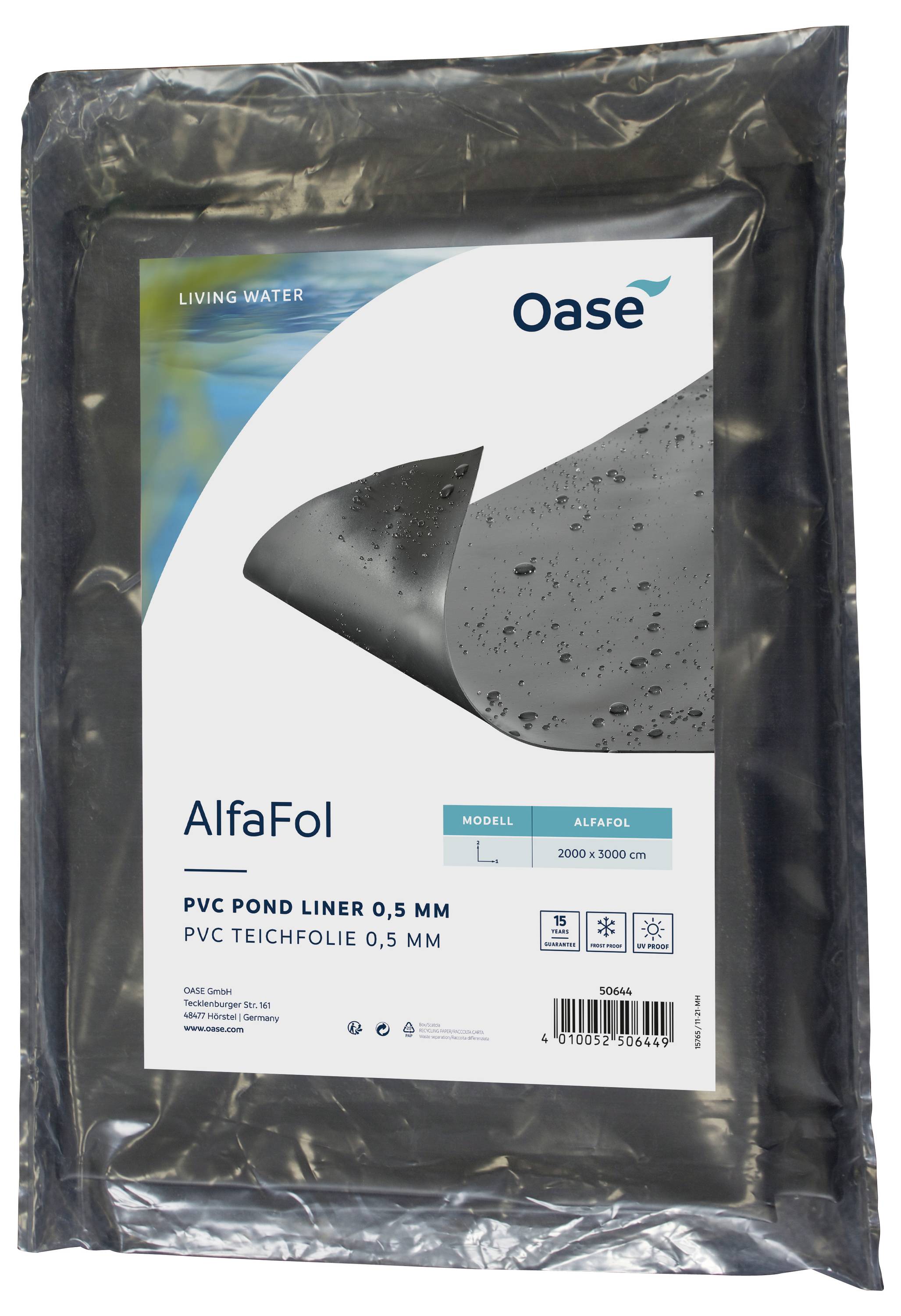 Oase 50644 Dammfolie (L x B) 2 m x 3 m 6 m²