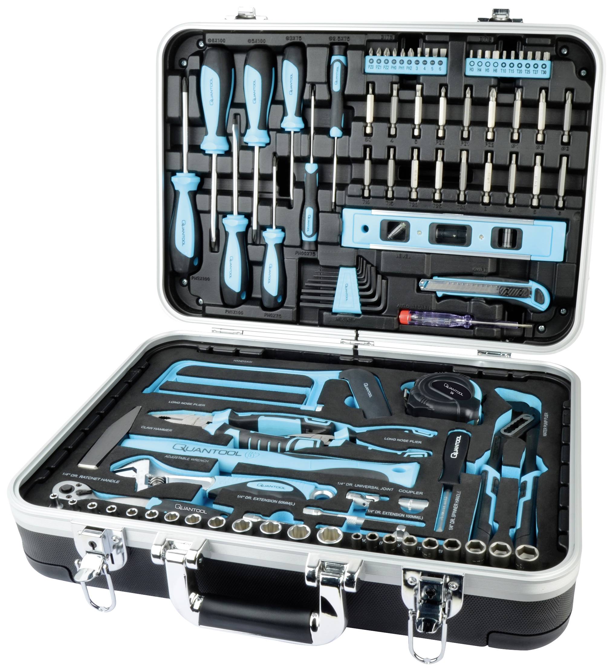 Brüder Mannesmann QUANTOOL Q25102 Verktygsset 98-delars