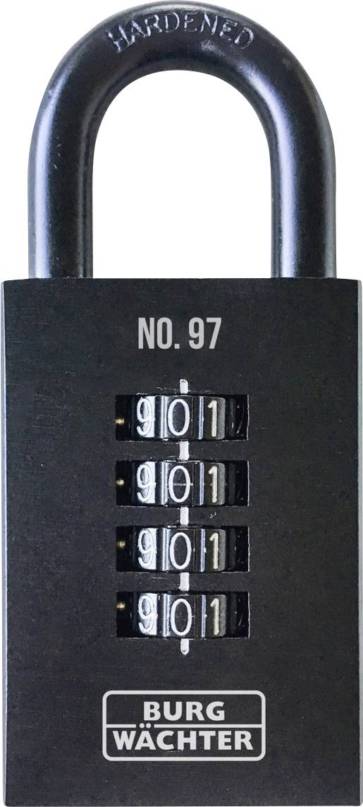 Burg Wächter Numero 97 50 SB Hänglås 50 mm Kombination