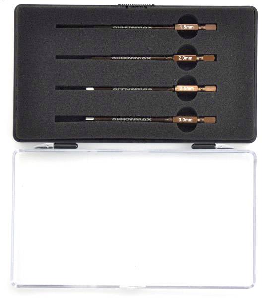 ArrowMax AM-500902 Verktygs-set 4 yttersexkant-insatser storlek: 1.5, 2, 2.5, 3