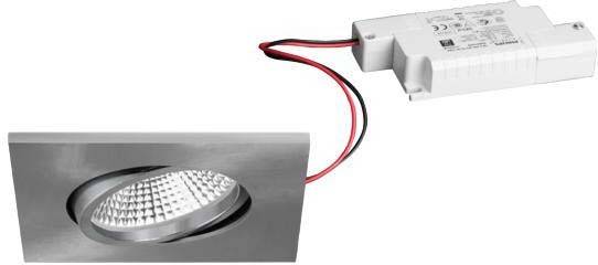Brumberg 39488153 39488153 LED-inbyggnadsbelysning LED 7 W Nickel