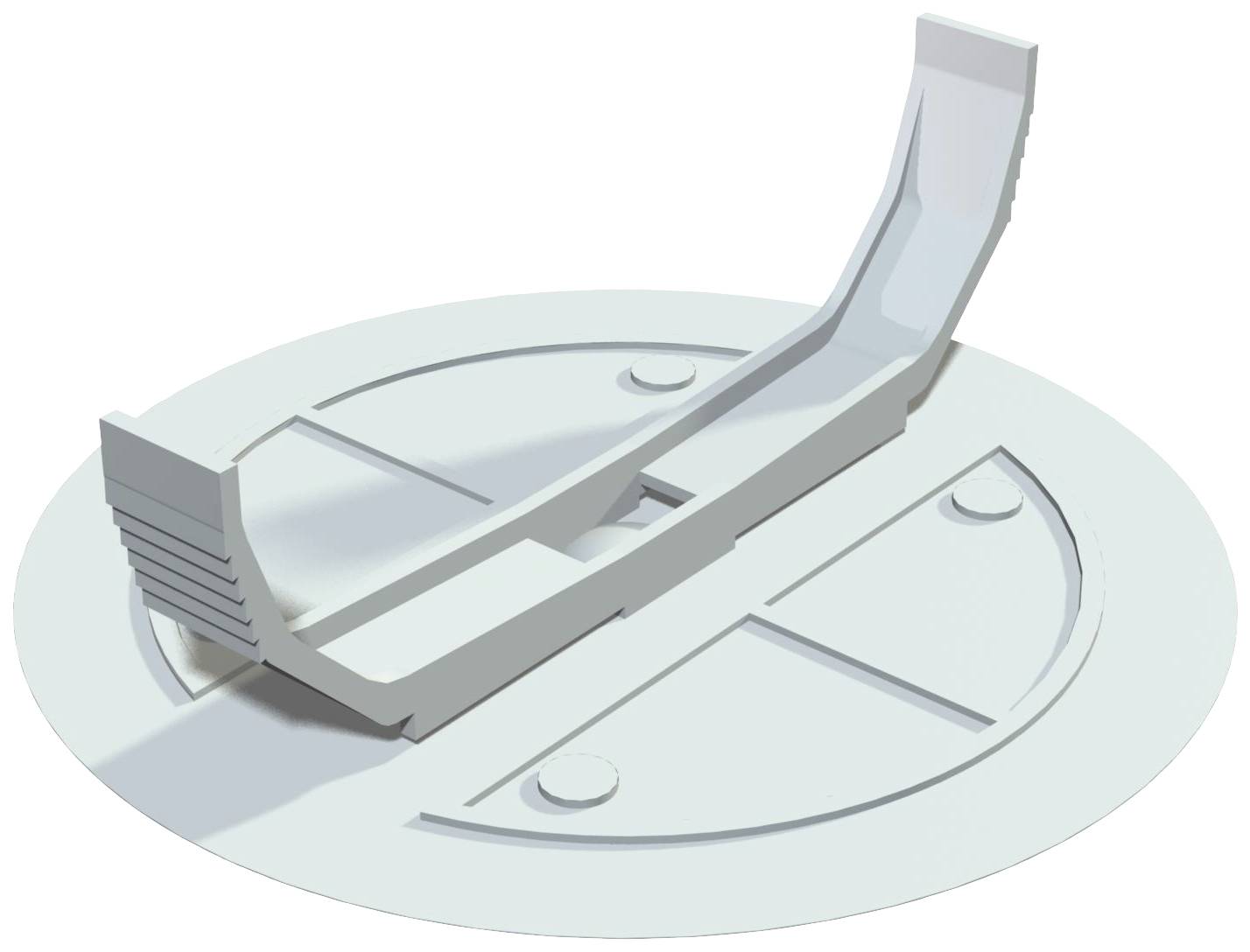 OBO Bettermann 2004634 Doslock m snäppfäste (Ø x D) 80 mm x 1 mm 25 st