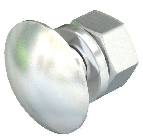 OBO Bettermann FRS 10x20S A4 6406872 Flat rund skruv 10 mm 20 mm Ickerostande stål 50 st
