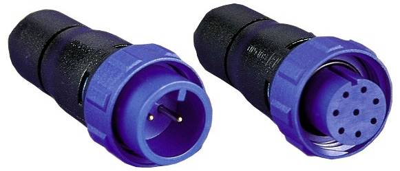 Bulgin PX0410/03P/6570 Runt anslutningsdon Kontakt Totalt antal poler: 3 1 st
