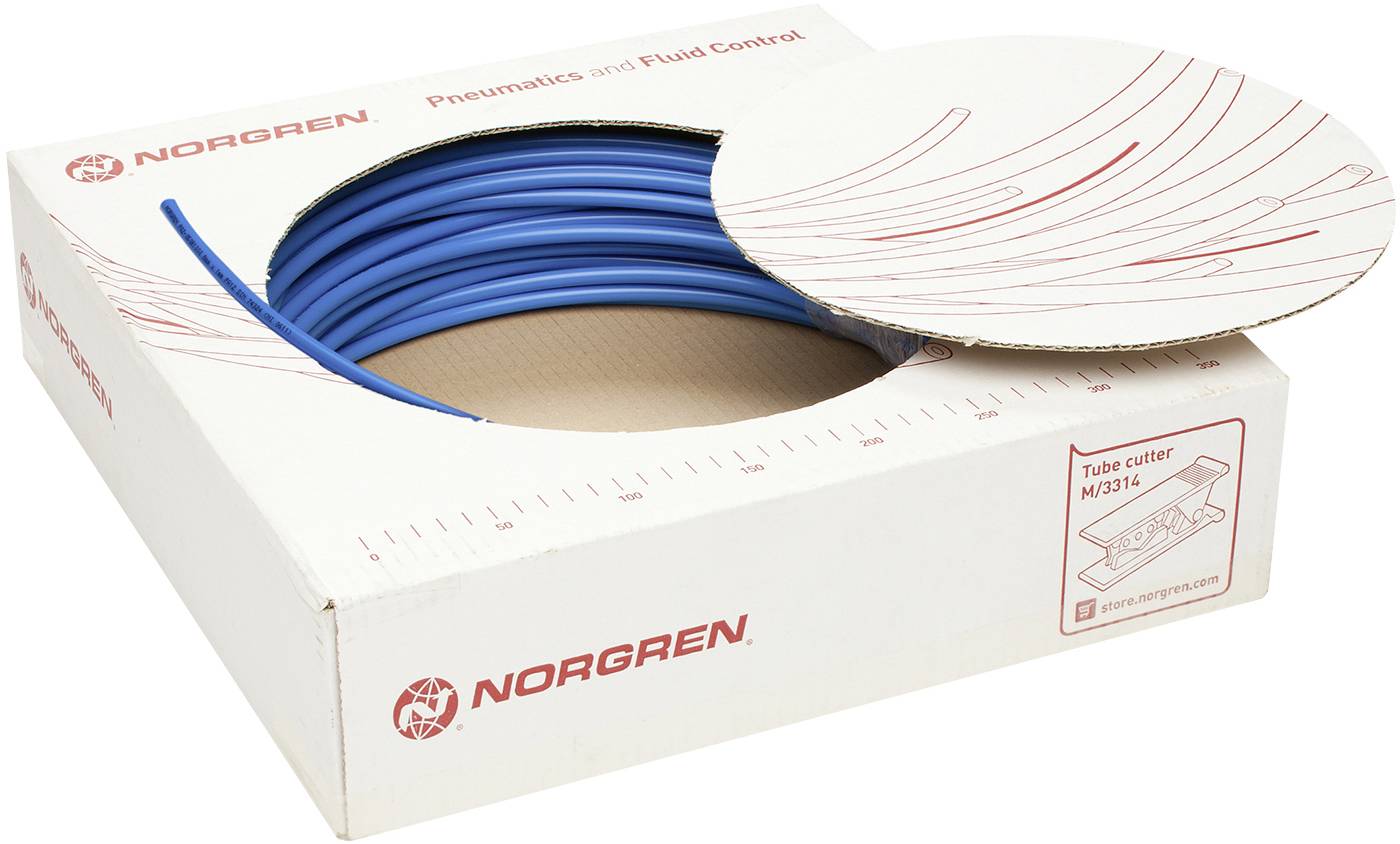 Norgren Tryckluftsslang PU2-0504025C Polyuretan Blå Inre diameter: 2.5 mm 9 bar Metervara