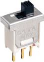 C & K Switches TS01AQE Skjutomkopplare 120 V 3 A 1x På/På 1 st Bulk
