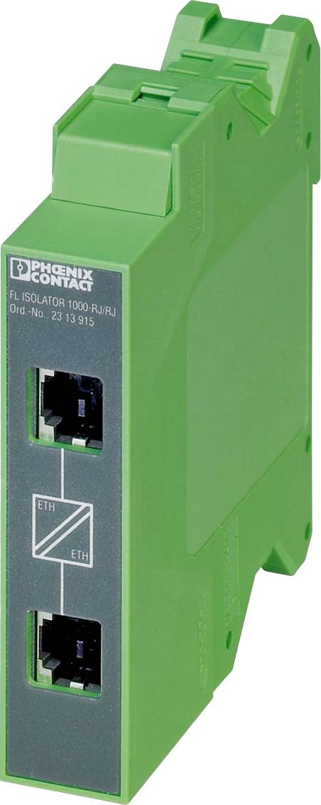 Phoenix Contact FL ISOLATOR 1000-RJ/RJ Nätverksdelare Antal ethernet portar 2