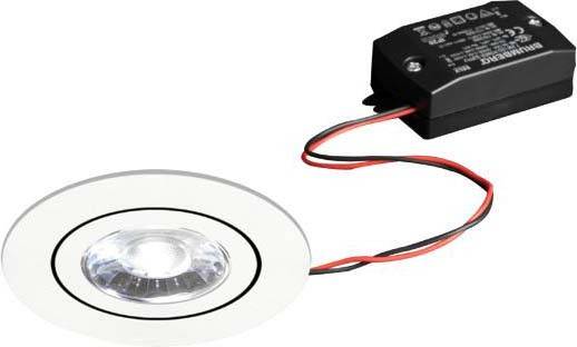 Brumberg 38421073 38421073 LED-inbyggnadsbelysning LED 6 W Vit