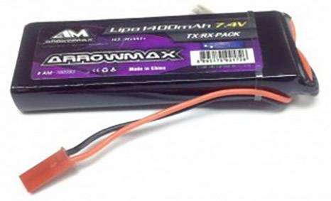 ArrowMax Modellbygge-mottagarbatteri 7.4 V 1400 mAh Stick BEC