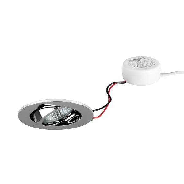 Brumberg 40143023 40143023 LED-inbyggnadsbelysning LED 6 W Krom