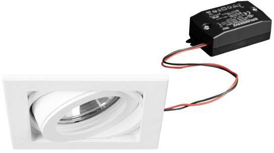 Brumberg 38357073 38357073 LED-inbyggnadsbelysning LED 6 W Vit
