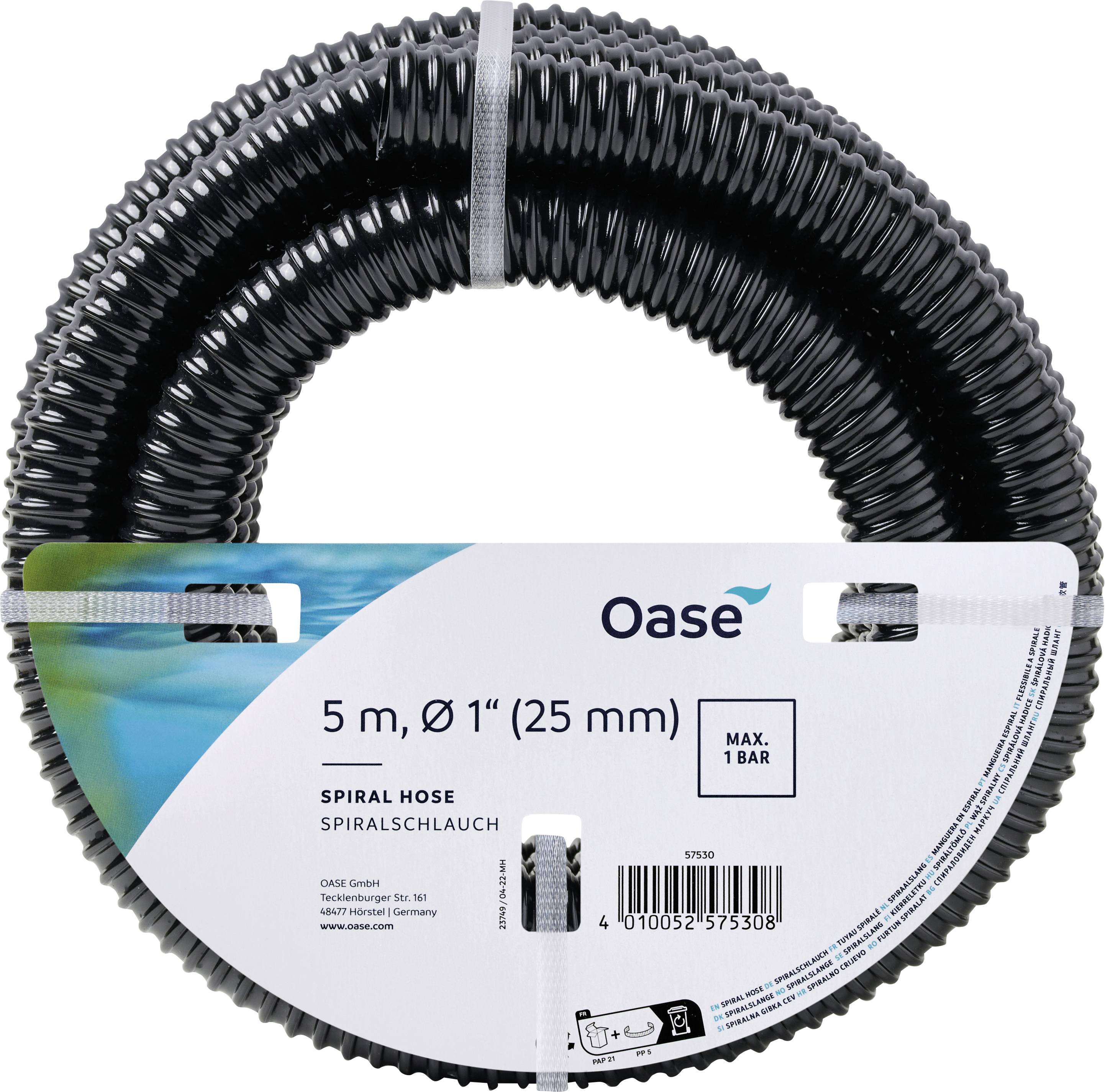 Oase 57530 Spiralslang (Ø) 25 mm 5 m