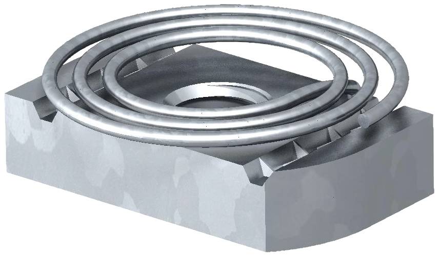OBO Bettermann MS41SNF M6 A4 1147336 Glidmuttrar 6 mm Ickerostande stål 50 st