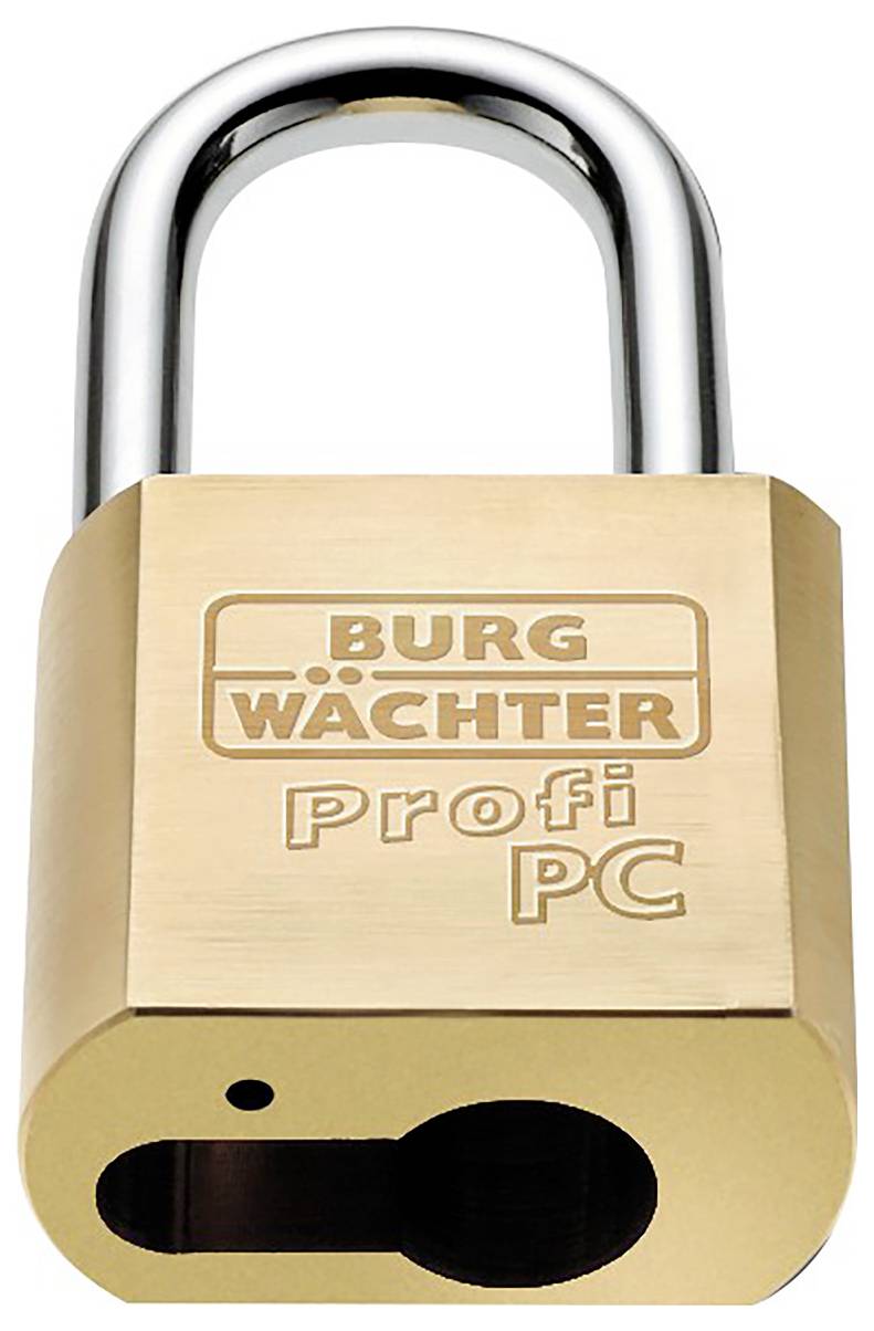 Burg Wächter Profi 116 PC 50 Hänglås 51.1 mm Mässing Profilcylinder-hänglås