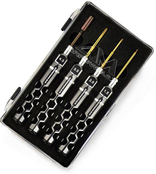 ArrowMax AM-490910 Verktygs-set Insexkant storlek 4,5, Krysspår storlek 2, 3.5, Yttersexkant storlek 1,5
