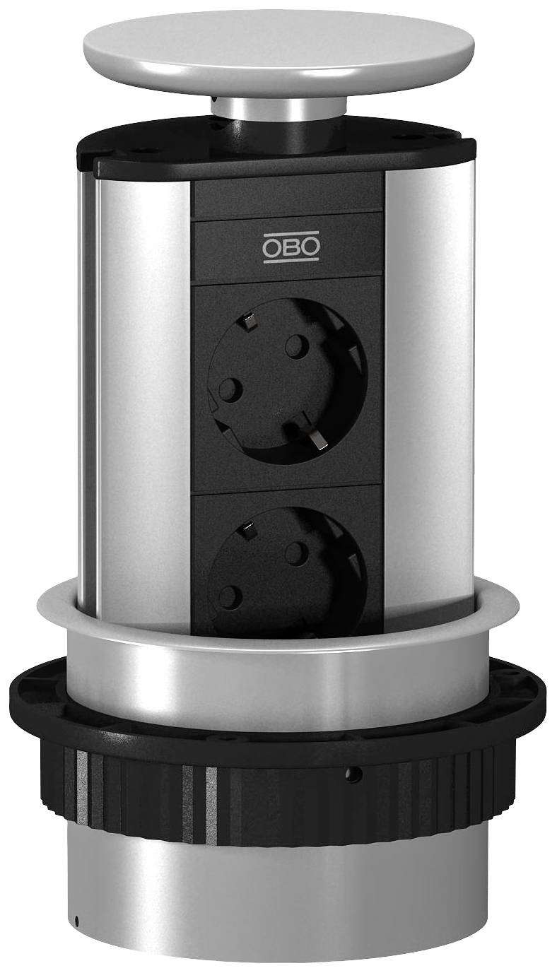 OBO Bettermann 6116854 Bordskontaktdosa Silver Skyddskontakt