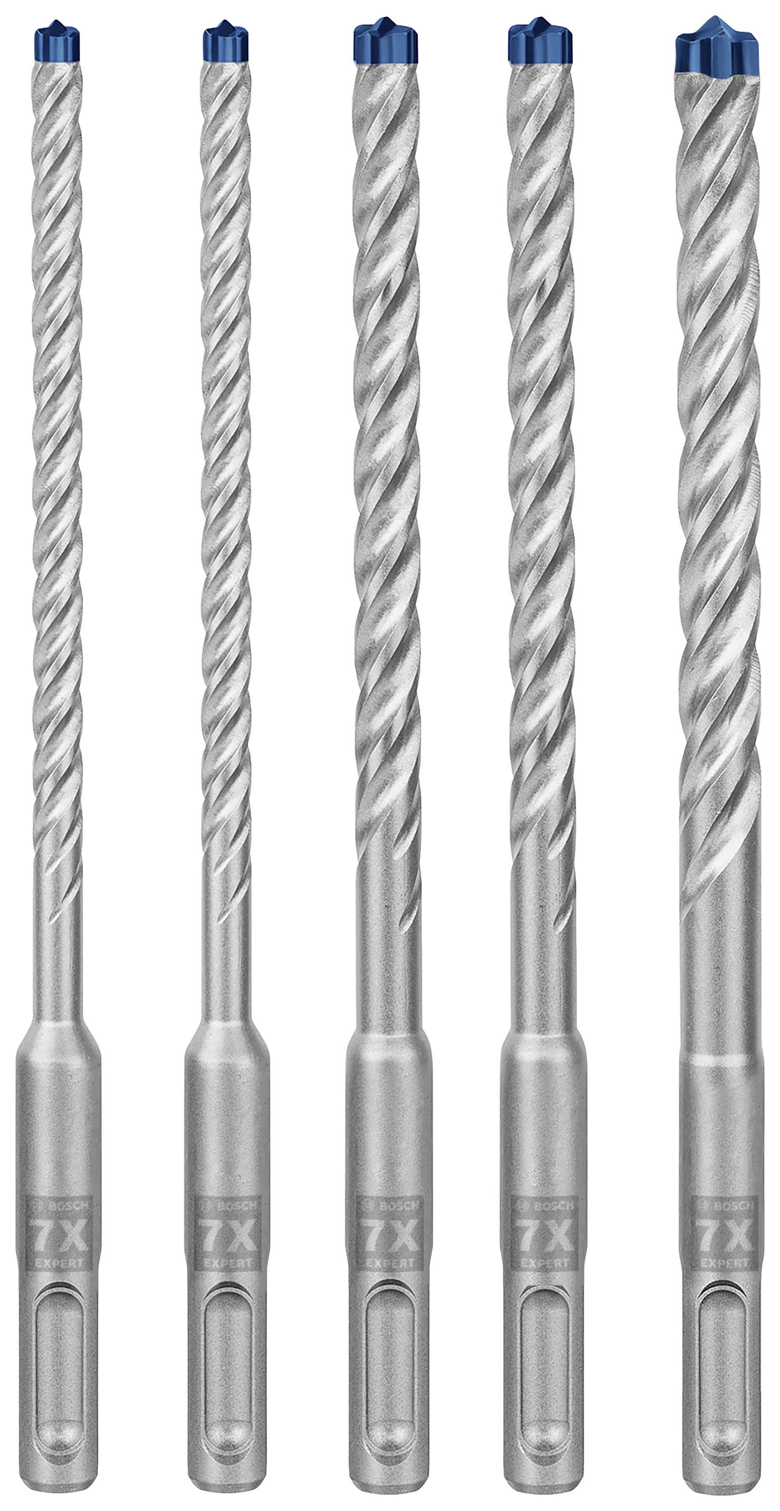 Bosch Accessories EXPERT SDS plus-7X 2608900198 Borrhammare 5 delar 6 mm, 8 mm, 10 mm SDS-Plus 5 st