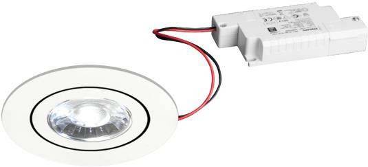 Brumberg 39421073 39421073 LED-inbyggnadsbelysning LED 6 W Vit