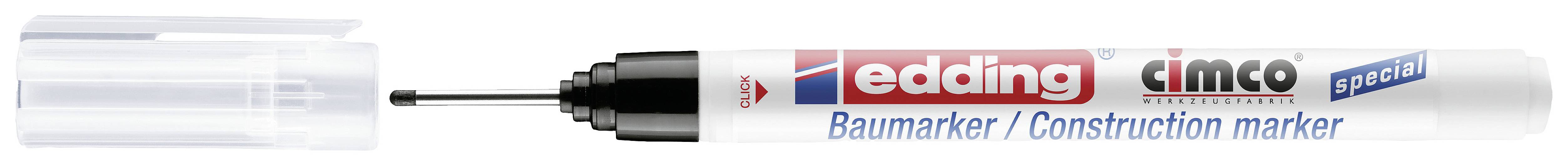 Cimco Cimco Werkzeuge 212188 Märkpenna för borrhål Svart 1 mm 1 st
