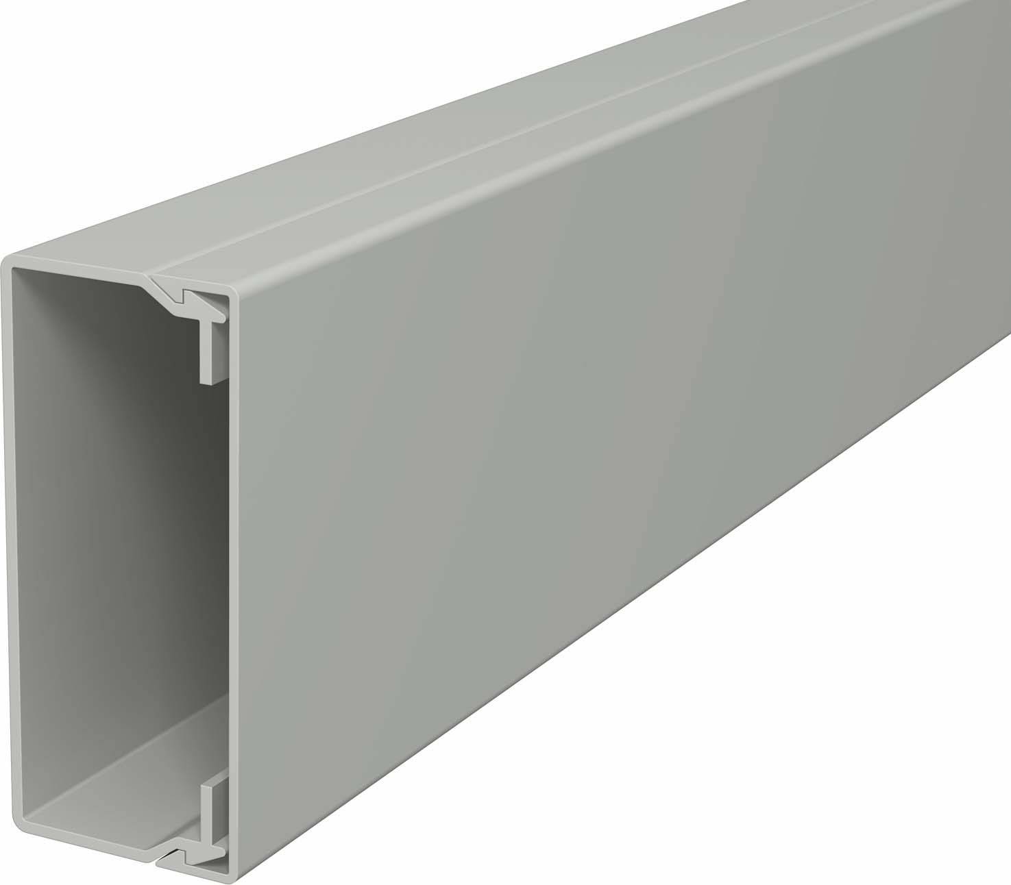 OBO Bettermann 6021018-16 Kabelkanal (L x B x H) 2000 x 90 x 40 mm Stengrå 16 st