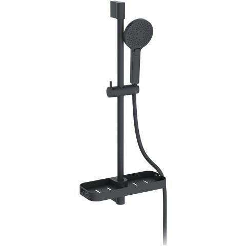 Arrow SlimLine Duschset svart, 750 mm