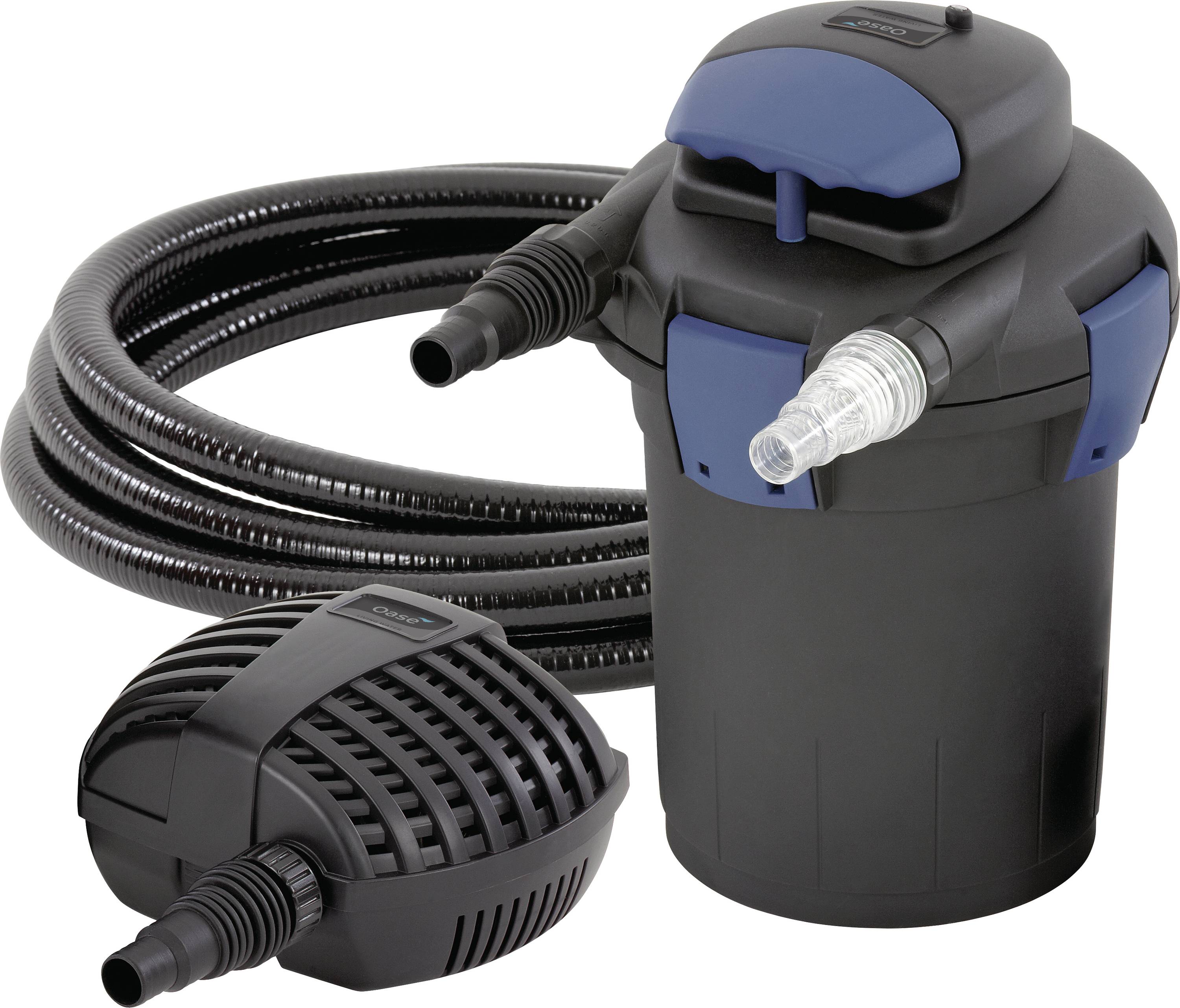 Oase 50499 BioPress Set 4000 Filter-Set Inkl. UVC-filterenhet 1500 l/h