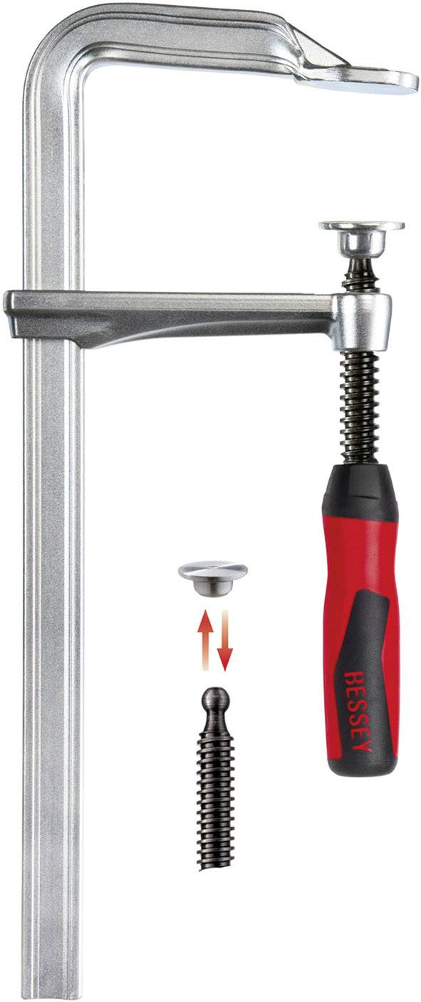 Skruvtving Bessey GZ12-2K Spännvidd (max.):120 mm Mått – Längd: 170 mm Gapdjup:60 mm