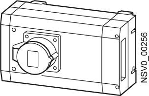 Siemens BVP:034279 Siemens avgång lådor BD01-AK2X/CEE165S14 Utloppslåda Ljusgrå 16 A 400 V/AC 1 st