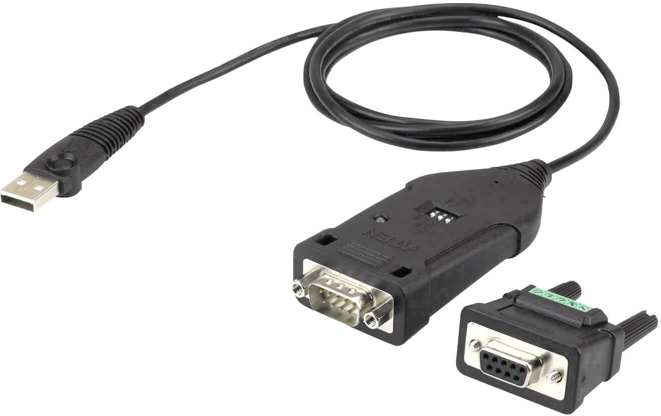 ATEN USB 2.0, Seriell Konverter [1x USB – 1x Seriell (9 polig)] UC485-AT 120 cm