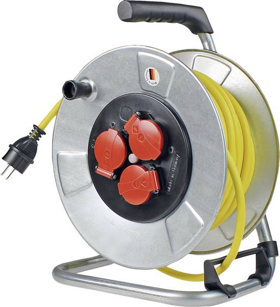 AS Schwabe 10343 Kabelvinda 25 m Gul Jordad stickpropp