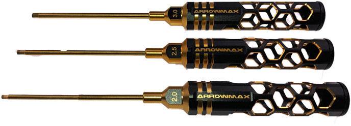 ArrowMax AM-420991-BG Intern sexkantnyckel 2, 2.5, 3