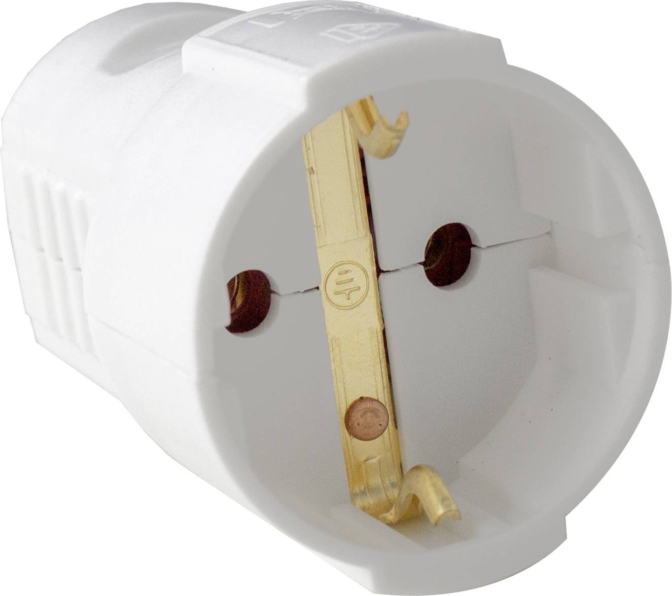 AS Schwabe 45011 Skarvuttag Plast 230 V Vit IP20