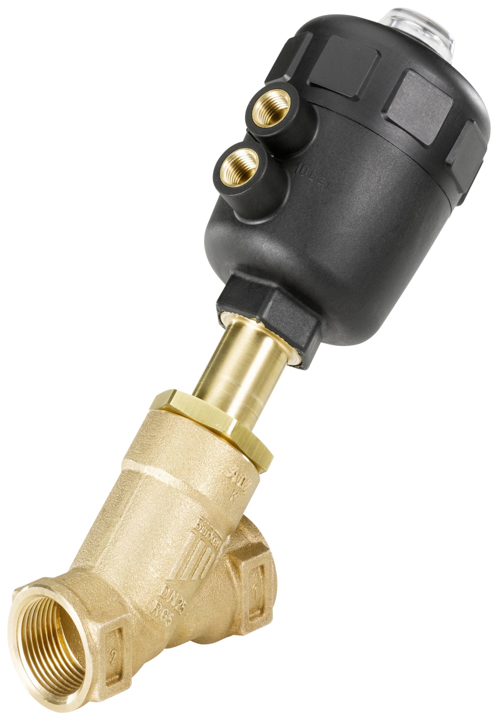 Bürkert Luftstyrd ventil 178608 2000 Kapslingsmaterial Kanonmetall Tätningsmaterial PTFE 1 st