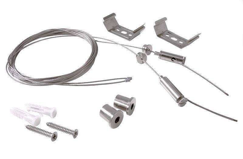 Deko Light 930071 Vajerupphängning Silver-grå